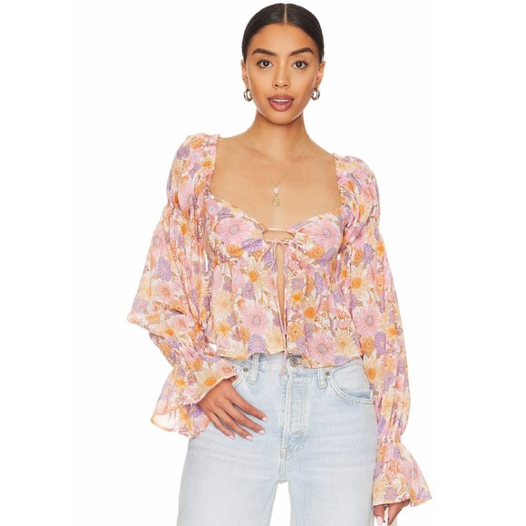 Tularosa Tops - Tularosa Floral Top | Clemencey Top